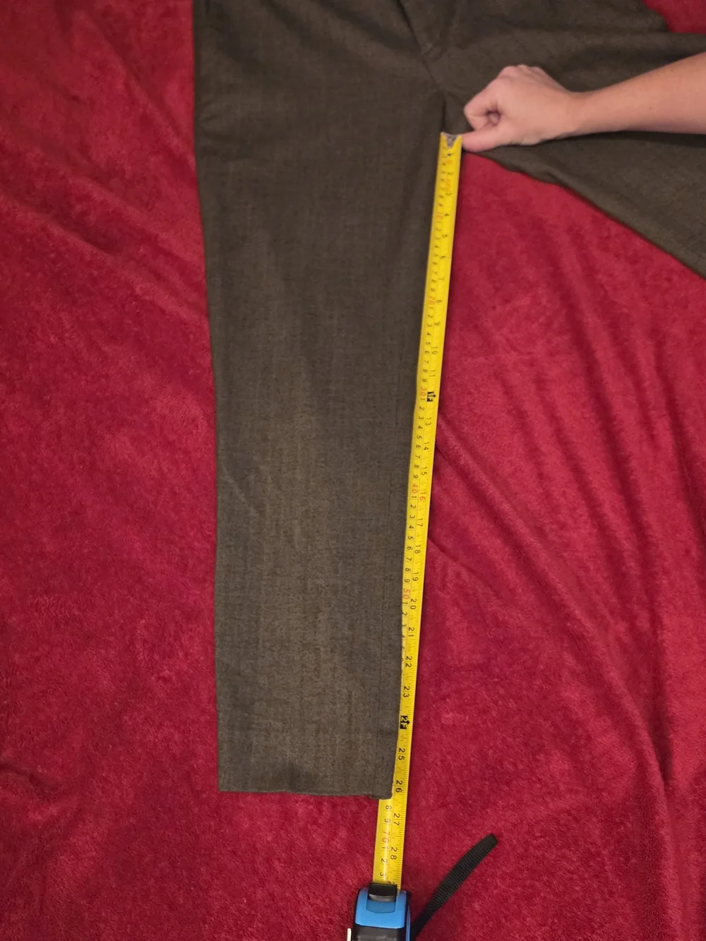 Banana Republic Tailored Fit Dress Pants Heather Brown Mens 32x30